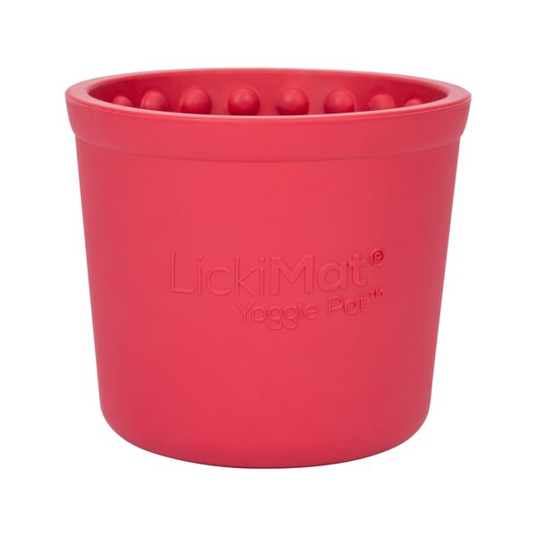 Миска повільного годування собак LickiMat Yoggie Pot Pink 30342 фото