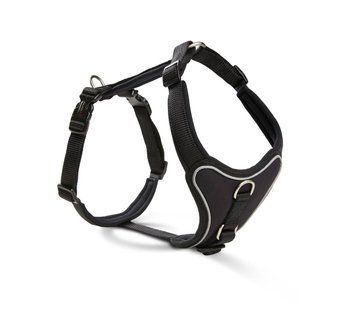 Шлейка для собак пом'якшена Wolters Professional Comfort 1 35-40 см / 25 мм Чорний 28276 фото