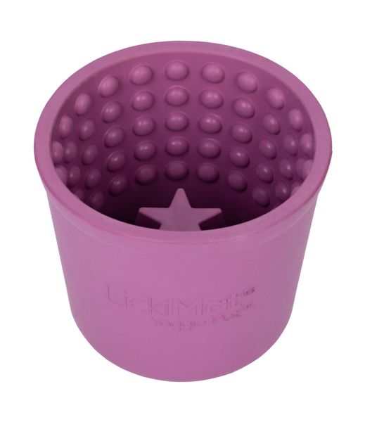 Миска медленного кормления собак LickiMat Yoggie Pot Purple 30343 фото