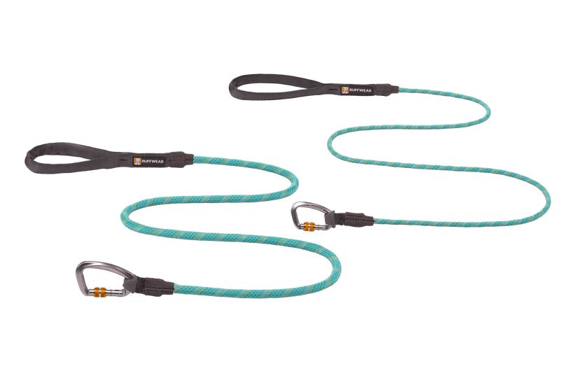 Рефлекторний повідець канат для собак Ruffwear Knot-a-Leash™ L 1,5 м / 11 мм Бірюзовий 30926 фото