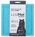 Лизальний килимок антистрес для котів LickiMat Soother Turquoise Cat, м'яка основа 27782 фото 1