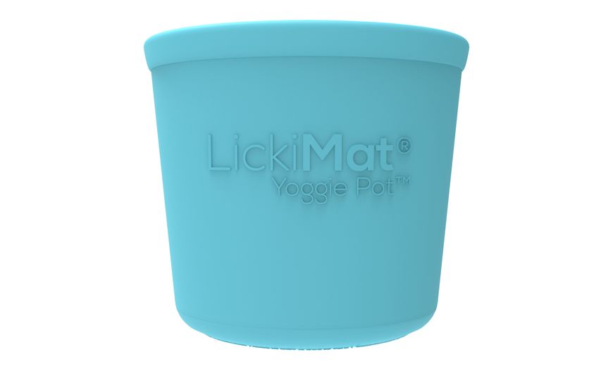 Миска медленного кормления собак LickiMat Yoggie Pot Turquoise 30344 фото