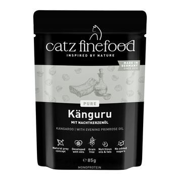 Натуральний вологий корм для котів Catz Finefood PURE з Кенгуру 85 г 48212 фото