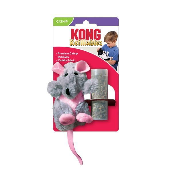Игрушка для котов Kong Refillables Rat 41559 фото