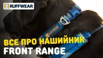 Повсякденний нашийник для собак Ruffwear Front Range&trade; 36-51 см Синій з зеленим 41836 фото