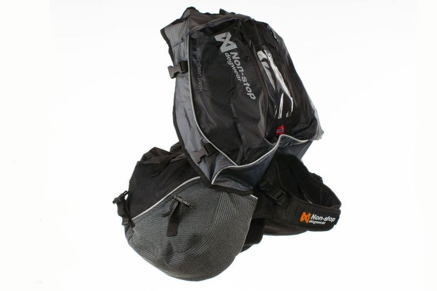 Рюкзак для собак Amundsen pack Non-stop dogwear Чорний/Сірий S 40486 фото
