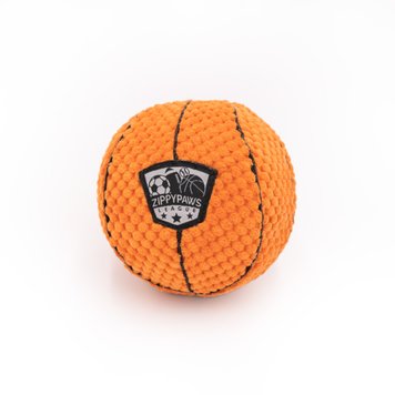 Мягкая игрушка для собак баскетбольный мяч ZippyPaws SportsBallz Basketball с пищалкой 28493 фото