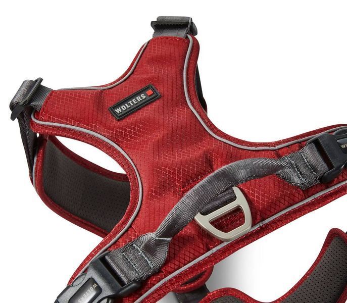Шлейка для собак пом'якшена з ручкою Wolters Active Pro Comfort 1 40-47,5 см Червоний 28157 фото