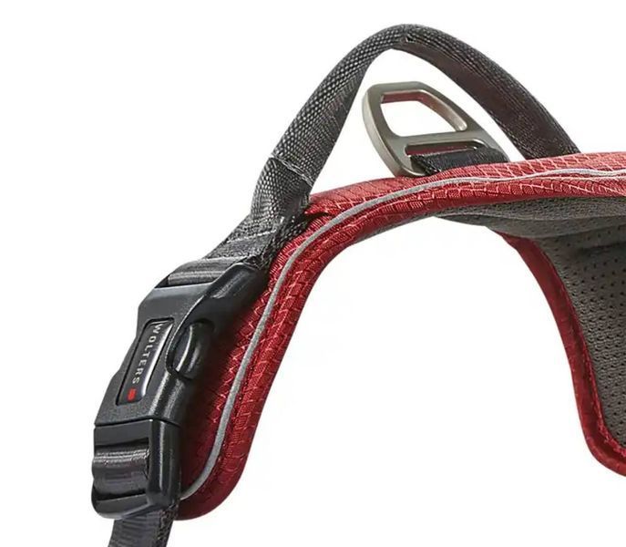Шлейка для собак пом'якшена з ручкою Wolters Active Pro Comfort 1 40-47,5 см Червоний 28157 фото