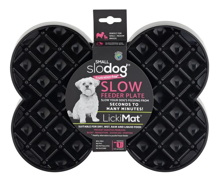 Миска слоуфідер для маленьких собак LickiMat Small Slodog Black 30350 фото