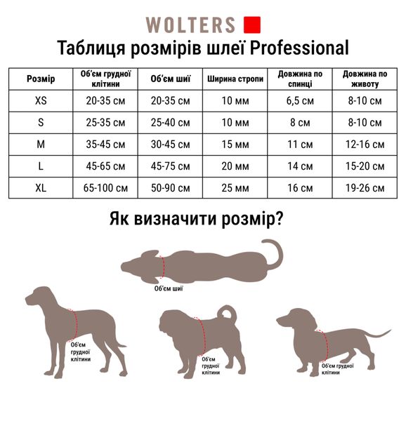 Анатомическая шлейка для собак Wolters Professional XS 20-35 см / 10 мм Зеленый 28296 фото