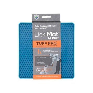 Лизальний килимок антистрес для собак LickiMat Soother PRO Tuff Turquoise тверда основа 27752 фото