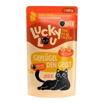 Натуральний вологий корм для котів Lucky Lou Lifestage Adult з Птицею 125 г 48289 фото