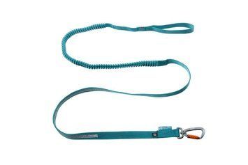 Повідець для собак Touring bungee leash Non-stop dogwear Бірюзовий 3,8 м/23 мм 41416 фото