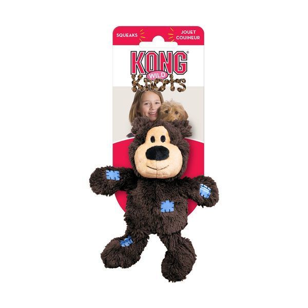 Игрушка для собак Kong Wild Knots Bears S/M Коричневый 41568 фото