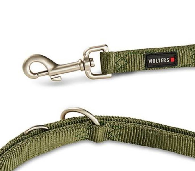 Повідець перестібка з нейлону Wolters Professional M 3 м / 15 мм Оливковий 28177 фото