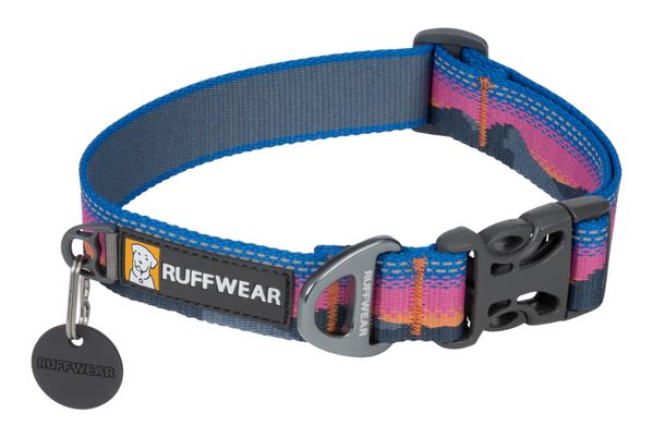 Світловідбиваючий нашийник для собаки Ruffwear Crag™ 28-36 см Рожево-синій 30638 фото