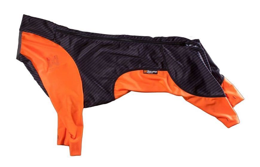Комбінезон для собак жіночої статі Protector snow Non-stop dogwear Чорний/Помаранчевий 2XS 40871 фото