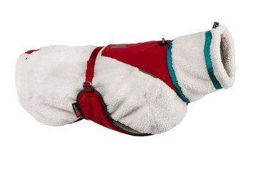 Флісова куртка для собак Trekking fleece jacket Non-stop dogwear Сірий/Винний/Бірюзовий 27 40812 фото