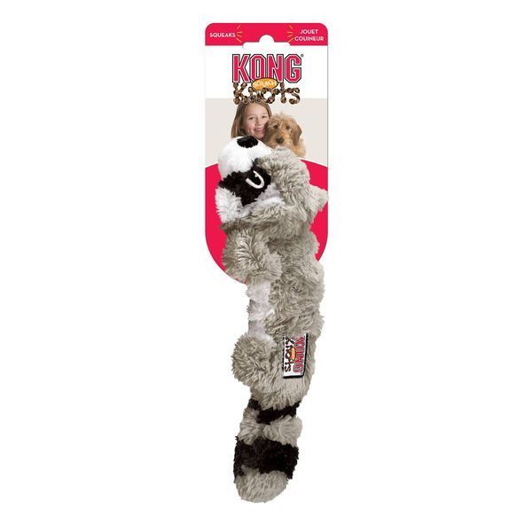 Игрушка для собак Kong Scrunch Knots Racoon S/M 41571 фото