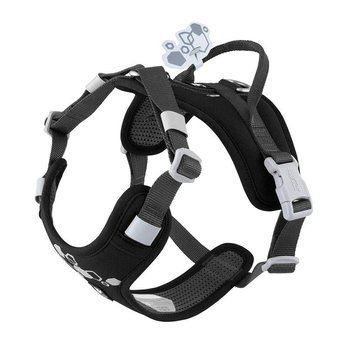Шлейка пом'якшена для собак Hurtta Weekend Warrior Harness II ECO Чорний 55-70 42132 фото