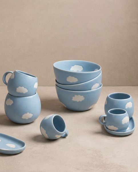 Чашка для петперента Cloud Cup Dog Mom Egg Back Home Medium 220 мл Блакитний 48899 фото