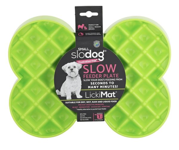 Миска слоуфідер для маленьких собак LickiMat Small Slodog Green 30345 фото