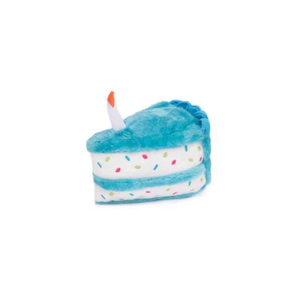 Мягкая игрушка для собак торт на День рождения ZippyPaws Birthday Cake Blue с пищалкой 28466 фото