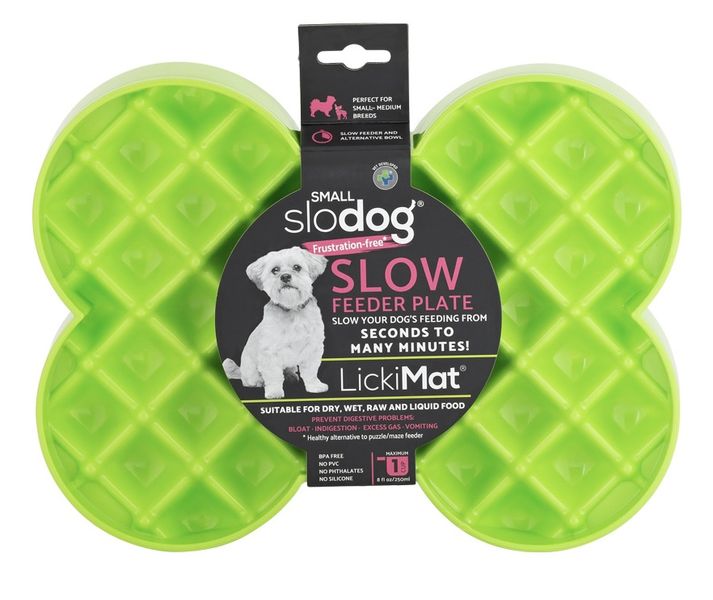 Миска слоуфидер для маленьких собак LickiMat Small Slodog Green 30345 фото