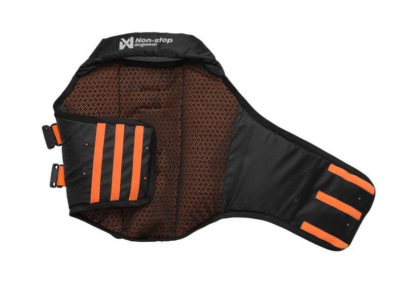 Спасательный жилет для собак Protector life jacket Non-stop dogwear Черный/Оранжевый 2 40502 фото