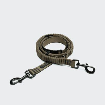 Повідець з амортизацією для собак Cloud7 L-2-Jogging-Leash AKTIV Оливковий 250 см / 2,5 см L 46242 фото