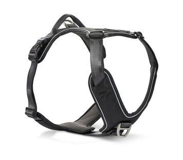 Шлейка для собак пом'якшена з ручкою Wolters Active Pro Comfort 1 40-47,5 см Чорний 28126 фото