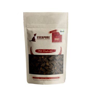 М&rsquo;які ласощі для собак Escapure BIO Hupferl Soft з 95% органічного м&rsquo;яса яловичини 120 г 49576 фото