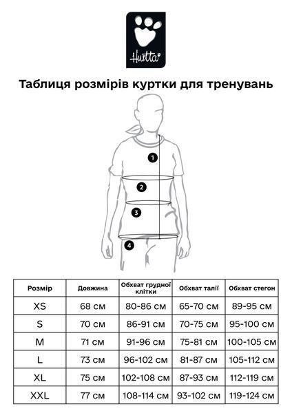 Куртка для тренировок с собакой Hurtta Training Jacket ECO XS Серый 31707 фото