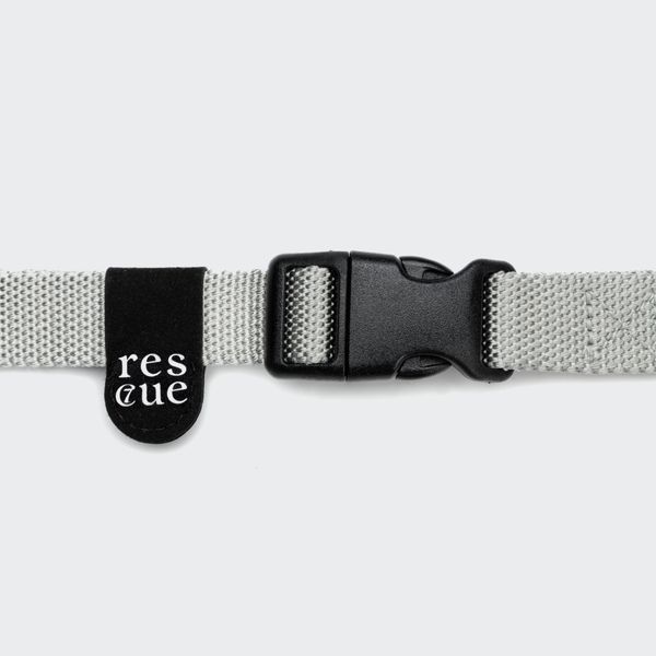 Повсякденний нашийник для собак Cloud7 Rescue Basic Сріблястий XL 46098 фото