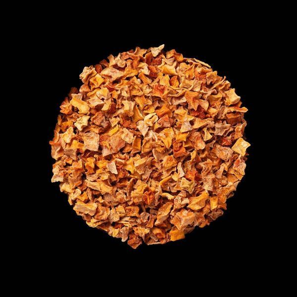 Натуральний топер (вітамінна та смакова добавка) для собак Cooka's Cookies Сушені шматочки з гарбуза 180 г 40225 фото