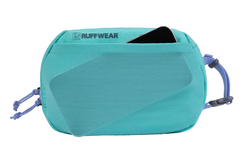 Сумка-бананка поясна для корму та аксесуарів Ruffwear Stash Bag Plus™ Бірюзовий 31052 фото