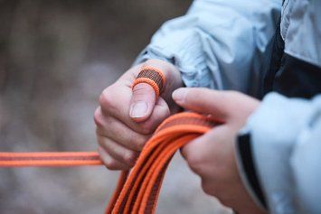 Повідець для собак Friction long line Non-stop dogwear Помаранчевий 15 м 41429 фото