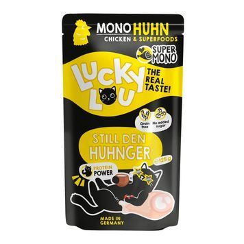Натуральний вологий корм для котів Lucky Lou SuperMono з Куркою 125 г 48303 фото