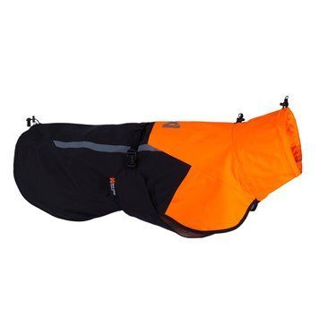 Дощовик для собак Fjord raincoat 2.0 Non-stop dogwear Чорний/Помаранчевий 30 41221 фото